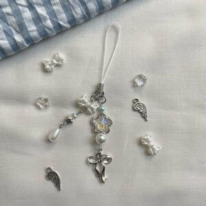 coquette phone charm